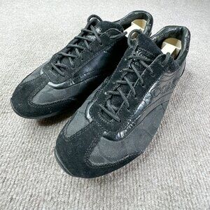 Coach Kodie Signature A1390 Black Tennis Shoes Sneakers Womens Size 5.5